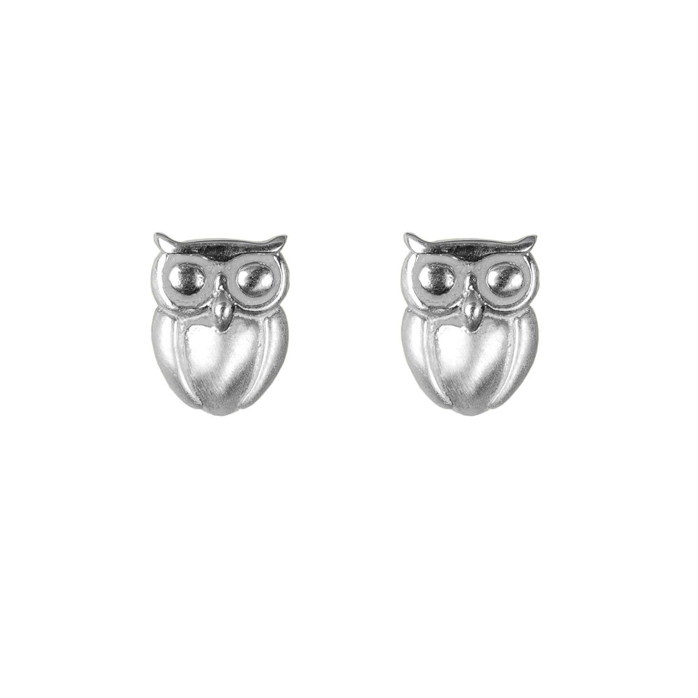 Owl Gift Earrings Sterling Silver Various Colours Available